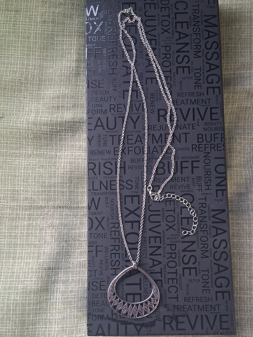 Silver Geometric Crescent Pendant Necklace - Women Jewelry